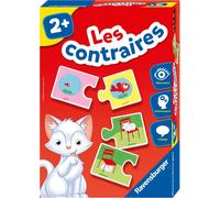 Ravensburger - Gioco didattico - Opposti - Osservazione, manipolazione, linguaggio - Gioco di abbinamenti - Puzzle della prima infanzia - A partire dai 2 anni - 24029