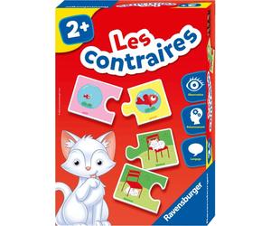 Ravensburger - Gioco didattico - Opposti - Osservazione, manipolazione, linguaggio - Gioco di abbinamenti - Puzzle della prima infanzia - A partire dai 2 anni - 24029