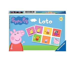 Ravensburger - Gioco educativo - Loto - Peppa Pig - Un primo gioco educativo che unisce osservazione, associazione e memoria - A partire dai 3 anni - 24081
