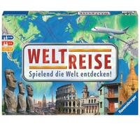 Ravensburger Gioco per famiglie 26888 - World tour - classico per famiglie da 8 anni - gioco da tavolo, viaggi in tutto il mondo, gioco da tavolo per un massimo di 6 giocatori - oltre 170 città