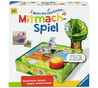 Ravensburger Gioco pratico 4172 Mein Kinderlieder, divertente gioco di movimento con 12 famose canzoni per bambini, giocattoli a partire da 2 anni