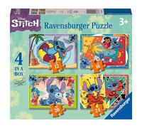Ravensburger Gioco Puzzle Disney Stitch 4 IN una Scatola Bambini Età 3+ Nuovo