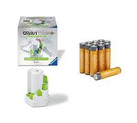 Ravensburger GraviTrax Power Elevator, estensione pista, 8+ anni, & Batterie AAA Alcaline Amazon Basics 12 pz, 10 anni