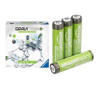 Ravensburger GraviTrax Power Starter Set, pista biglie, 8+ anni, & Batterie AAA Ricaricabili Amazon Basics 4 pz, 850mAh