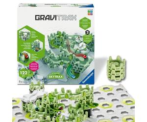 Ravensburger - GraviTrax Skytrax | Pista Biglie 122 Pezzi, 8+ Anni | Action Set GraviTrax con 122 pezzi per creare piste biglie. Gioco STEM e rompicapo bambini 8+ anni, con 2 elementi d'azione.