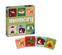 Ravensburger Great Outdoors Memory Game per ragazzi e ragazze dai 3 anni in su - Un gioco di abbinamento per il campeggio divertente e veloce, 20359