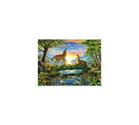 Ravensburger Great Outdoors Puzzle Series: Wolf Harmony Puzzle da 300 pezzi per adulti - 82053 - Ogni pezzo unico. La tecnologia Softclick fa s