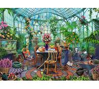 Ravensburger Greenhouse Mornings 12000207 - Puzzle da 500 pezzi per adulti, real