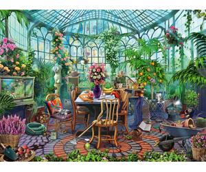 Ravensburger Greenhouse Mornings 12000207 - Puzzle da 500 pezzi per adulti, real