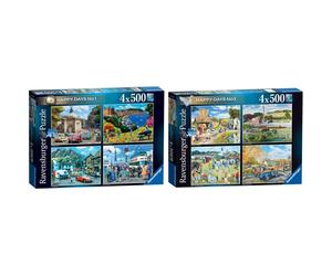 Ravensburger Happy Days Collection No.1 Look North 4x 500 Piece Jigsaw Puzzle Ag