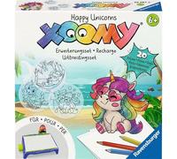 Ravensburger Happy Unicorns 25987-Set di espansione Midi o Maxi, Estensione Xoomy con 20 Nuovi Motivi, 25987