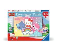 Ravensburger - Hello Kitty, Puzzle Bambini 4+ Anni, 2 Puzzle Da 24 Pezzi | Include 2 puzzle da 24 pezzi di Hello Kitty, giochi educativi e divertenti, ideali come regalo per ogni occasione dai 4 anni.