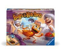 Ravensburger Bugs in the Kitchen Gioco da tavolo per bambini, gioco veloce per famiglie con tavola 3D e insetto spazzola, da 2 a 4 giocatori, dai 5 anni in su