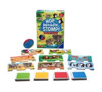 Ravensburger Hop, Waddle, Stomp - Unterhaltsames Tier-Puzzle-Spiel für Kinder,