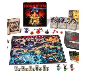 Ravensburger Horrified Games - Dungeons & Dragons - Gioco da tavolo di strategia - Migliora il pensiero critico e il lavoro di squadra - Gioco cooperativo - Sfide uniche con mostri - 1 a 5 giocatori