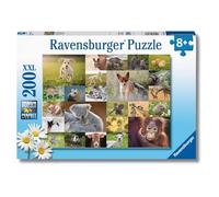 Ravensburger - I Cuccioli Del Mondo, Puzzle Bambini 8+ Anni, 200 Pezzi XXL | Puzzle XXL da 200 pezzi di I Cuccioli Del Mondo, gioco educativo e divertente, ideale come regalo per bambini dagli 8 anni.