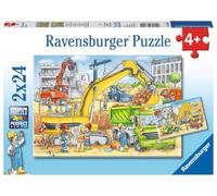 Ravensburger-Il Cantiere Tiere 2 Puzzle da 24 Pezzi, Multicolore, 7800 - NUOVO