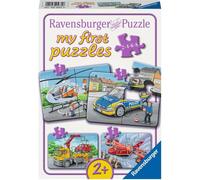 ravensburger Il mio primo puzzle di veicoli di emergenza 4in1 (2,4,6,8