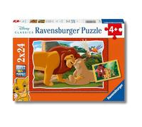 Ravensburger - Il Re Leone, Puzzle Bambini 4+ Anni, 2 Puzzle Da 24 Pezzi | Include 2 puzzle da 24 pezzi del Re Leone, giochi educativi e divertenti, ideali come regalo per ogni occasione dai 4 anni.