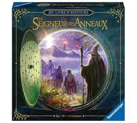 Ravensburger - Il Signore degli Anelli - Libro d'Avventura - Gioco da tavolo cooperativo - 1-4 Giocatori da 10 Anni - 30 Minuti per capitoli (8 capitoli) - Versione francese