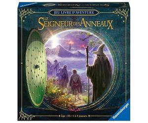 Ravensburger - Il Signore degli Anelli - Libro d'Avventura - Gioco da tavolo cooperativo - 1-4 Giocatori da 10 Anni - 30 Minuti per capitoli (8 capitoli) - Versione francese