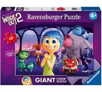 Puzzle inside out 2, nuove emozioni, collezione 60 giant pavimento, 60 pezzi, età raccomandata 4+ an - ravensburger