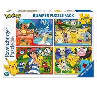 Ravensburger - Puzzle Pokémon 4x100 - 100 Pezzi