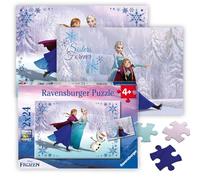 Ravensburger - Puzzle 2x24 Frozen: sestry na ľade - 40-99 Pezzi