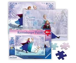 Ravensburger Italy 09115 7 - Puzzle Frozen Disney, 2 x 24 Pezzi
