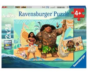 Ravensburger Italy 09156 - Disney Vaiana Puzzle da 2x24 Pezzi