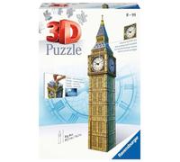 Ravensburger Italy 12586 - Puzzle 3D Big Ben con Orologio Funzionante