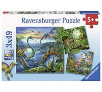 Ravensburger Italy- Dinosauri A Puzzle 3x49 Pezzi, 9317 - NUOVO