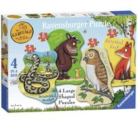 Ravensburger Italy Gruffalo, 4 Sagomati in a Box, Puzzle per Bambini, Età 3+, Mu