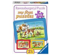 Ravensburger Italy I Miei Amici Animali Puzzle 3 Puzzle da 6 Pezzi, Multicolore, A1207062