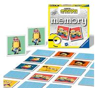 Ravensburger Italy - Minions Memory in Formato Pocket, 15x15 cm, Gioco in Cartone, 24 Coppie in Cartone, 48 Carte, per Bambini a Partire da 4 Anni, da 2 a 8 Giocatori, 20599 8