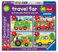 Ravensburger Italy- My First Puzzle 2-3-4-5 Pezzi Veicoli Mezzi di Trasporto, 07303