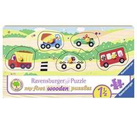 Ravensburger Italy- My First Wooden Puzzle I Miei Primi Veicoli, 03236 - NUOVO