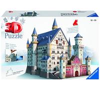 Ravensburger Italy Puzzle 3D Castello Di Neuschwanstein, 12573, Multicolore, 216 Pezzi