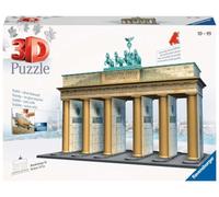 Ravensburger Italy Puzzle 3D Porta Di Brandeburgo, 125517, Bianco, 324 Pezzi