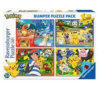 Ravensburger Italy- Quattro Puzzle dei Pokemon, 06929 3 - NUOVO