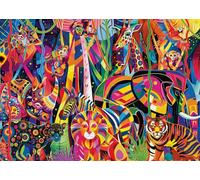 Ravensburger Puzzle Jeweled Jungle – grande formato 500 pezzi per adulti
