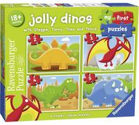 Ravensburger Jolly Dinosaurs My First Jigsaw Puzzles Educational Toys for Toddle