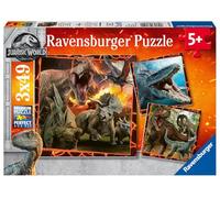 Puzzle Jurassic World 3x49 Pezzi - Ravensburger