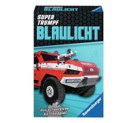 Ravensburger Kinderkartpiele 20686 - Gioco di carte Supertrumpf Blaulicht Quartetto e Trumpf, per i fan della tecnica a partire dai 7 anni