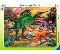Ravensburger Kinderpuzzle - 05094 Spinosaurus - Rahmenpuzzle für Kinder ab 4 Jahren, mit 42 Teilen