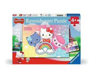 Ravensburger Kinderpuzzle 12001034 - Die besten Freunde - 2x24 Teile Hello Kitty