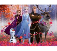 Ravensburger - Puzzle Frozen, Land of Ice - 100 Pezzi