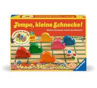 Ravensburger Kinderspiel 23034-Gioco Tempo Piccola 40, Popolare Gara di lumache con aggiunta di premiazione, Gioco da Tavolo Ragazzi, 2-6 Giocatori, dai 3 Anni in su, 23034