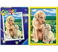 Ravensburger kit di painting CreArt Retriever sul Prato