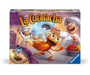 Ravensburger - La Cucaracha, Gioco per bambini 5+, per famiglia e amici | Cattura lo scarafaggio guidandolo nella trappola! Gioco con Hex Bots Nano per 2-4 giocatori, da 5 anni.